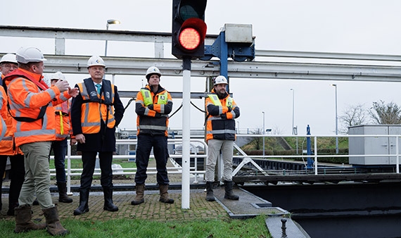 Commissaris van de Koning op werkbezoek in de Kop